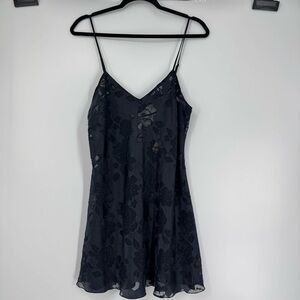 Vintage Victoria’s Secret Navy Slip Mini Dress